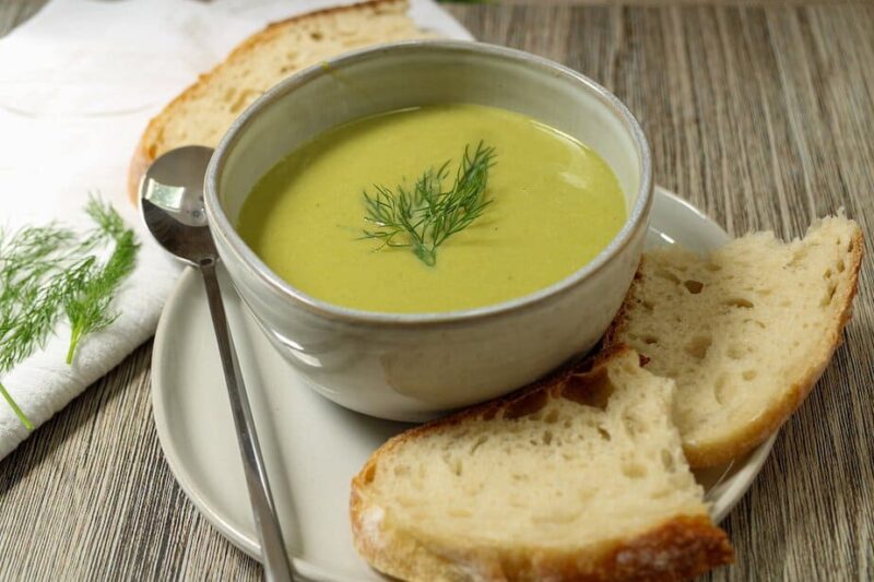 Vegan Creamy Asparagus Soup by HungryDaneKitchen - FoodSocial