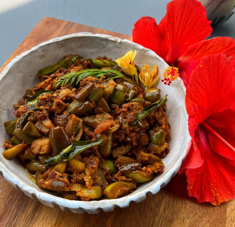 Spiced Eggplant & Tahini Stir Fry by Masala Paleo - FoodSocial