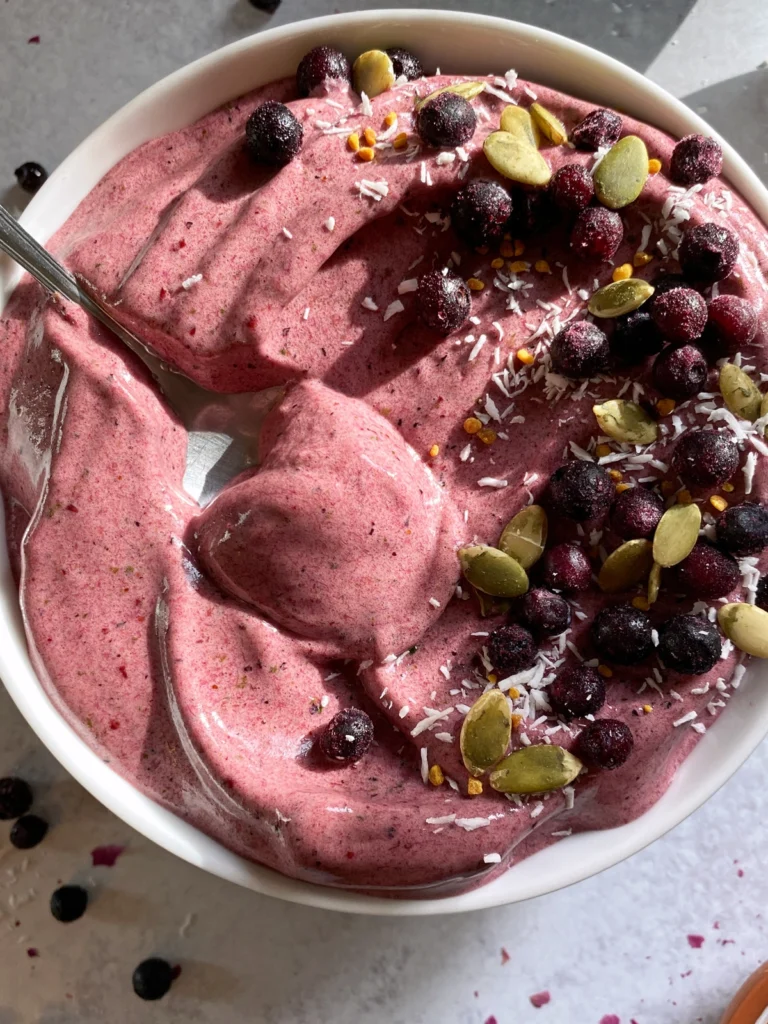 Blueberry Cherry Smoothie by bakeitpaleo - FoodSocial