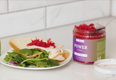 Power Kraut Turkey Club Sandwich