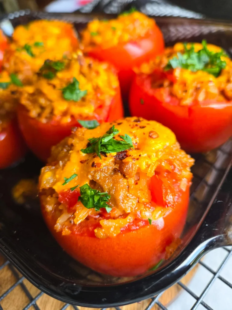 Cheeseburger Tomatoes by the_happy_veg - FoodSocial