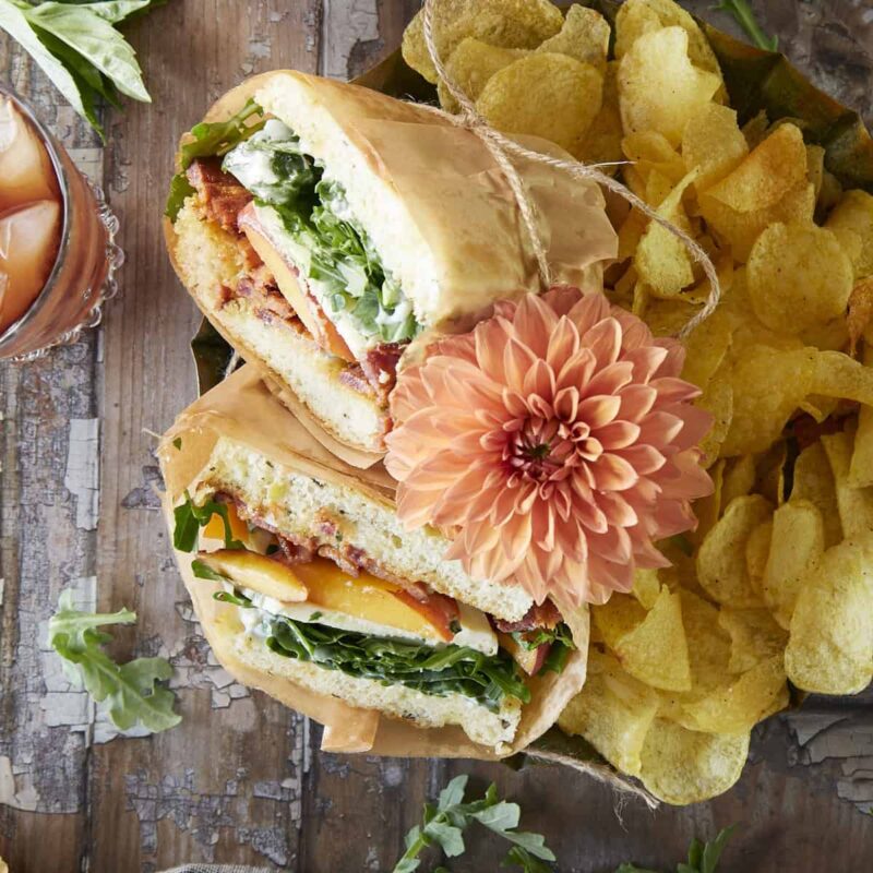 Crazy Good Peach Caprese BLT by thevirtualcaterer - FoodSocial