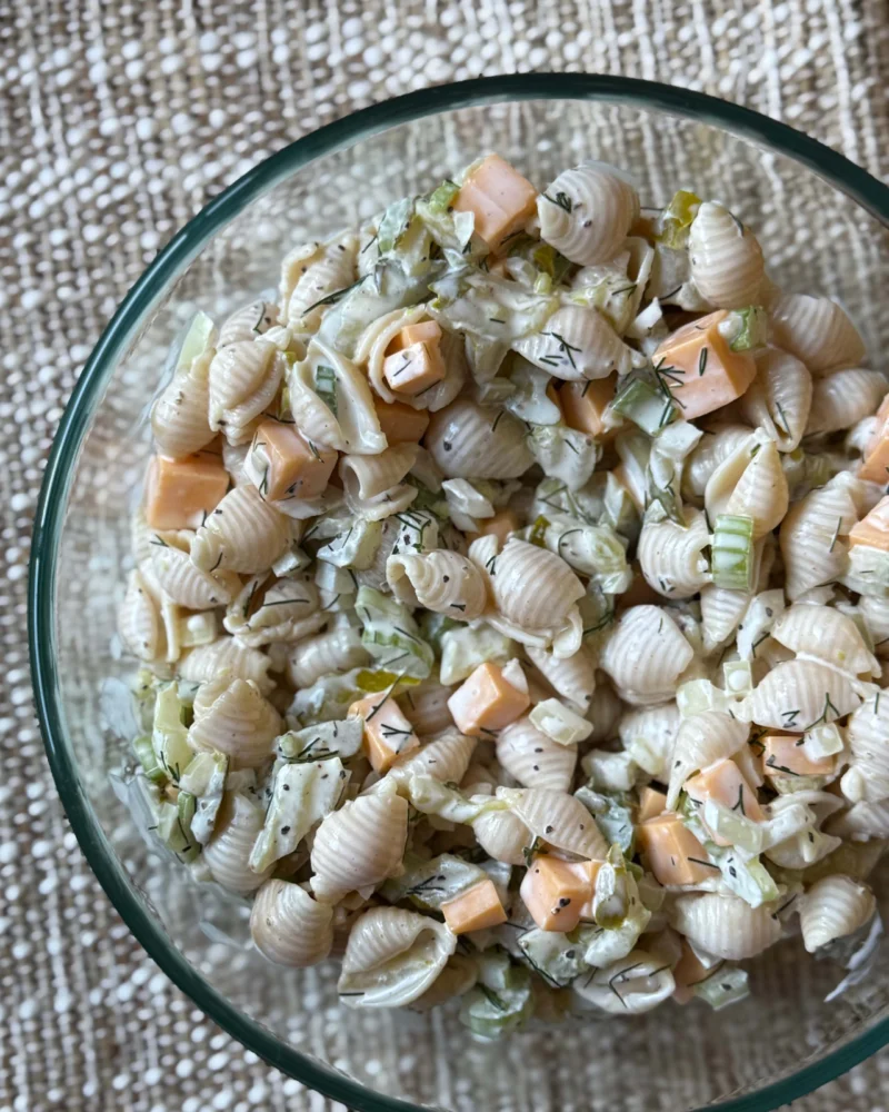 Dill Pickle Pasta Salad (Gluten Free) by Reed Dunn - FoodSocial