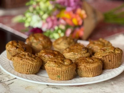 Gluten-Free Banana Zucchini Carrot Muffins