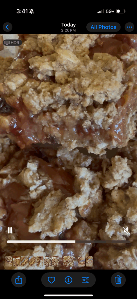 Peanut butter and Jelly Oatmeal Bake by Morgan Oliveto - FoodSocial