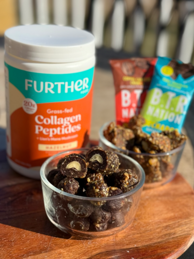 chocolate hazelnut protein cookie dough balls