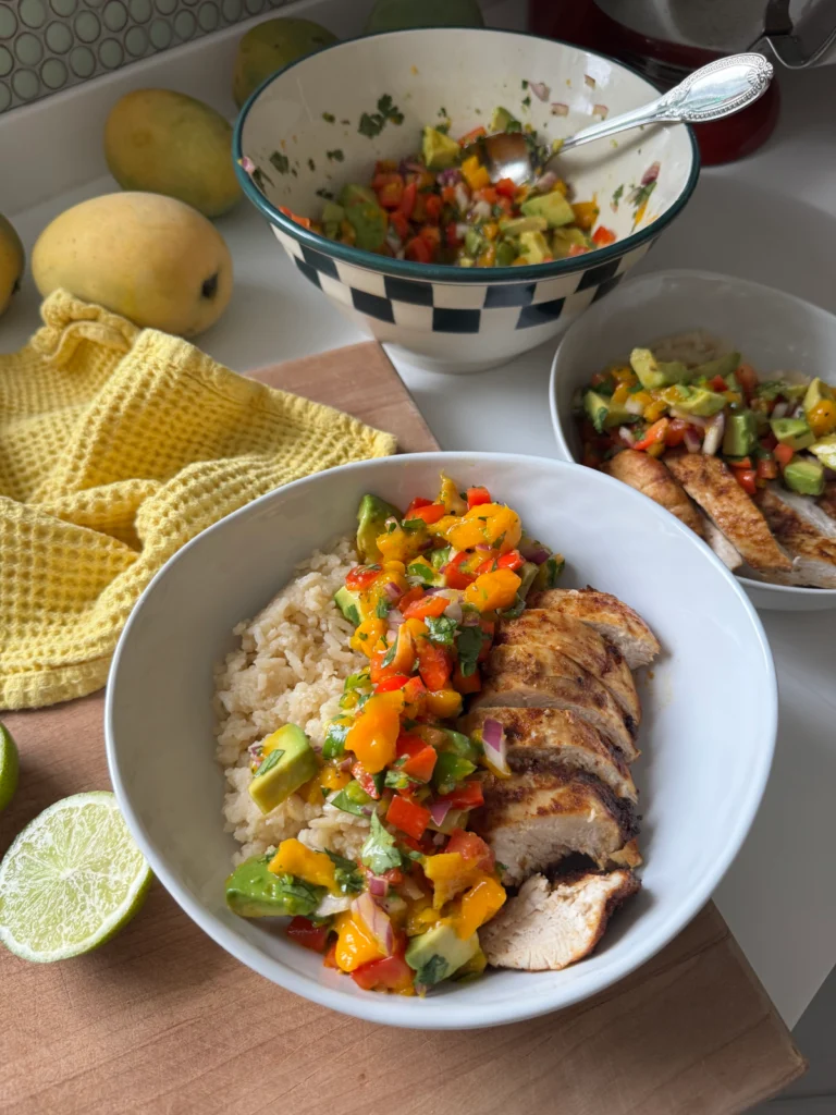 Chicken with Mango Avocado Salsa by Goodness With G - FoodSocial