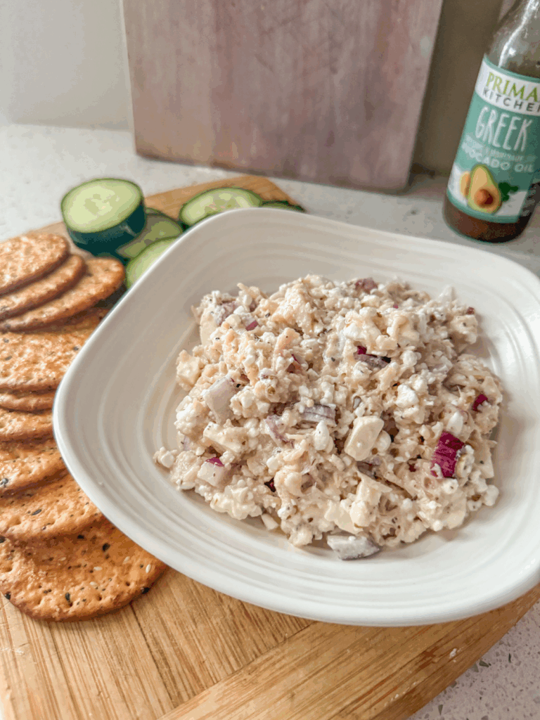 High Protein Greek Salad Dip by Marissaswholelife - FoodSocial