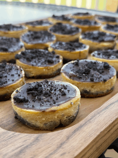 parent trap protein cheesecake bites