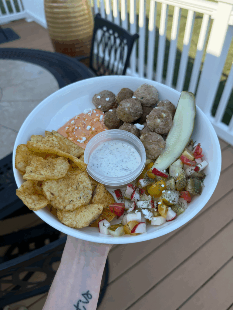 loaded nashville hot dill pickle bowls by ericatangeman - FoodSocial