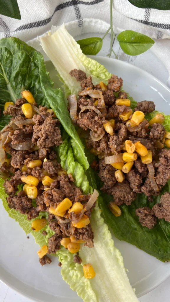Mexican Beef Taco Lettuce Cups by hollysbestlife - FoodSocial