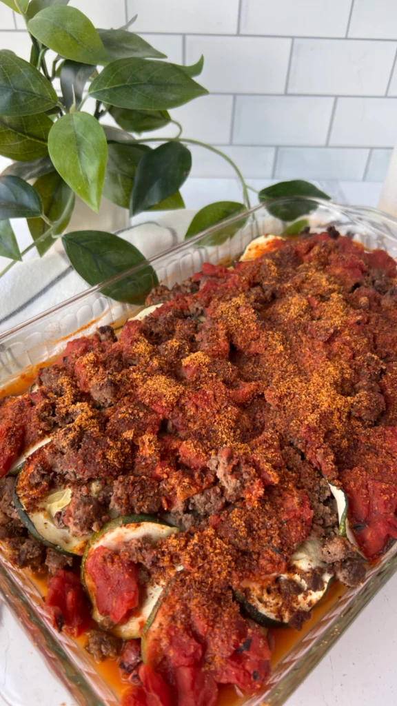 Dairy Free Zucchini & Venison Lasagna Casserole by hollysbestlife - FoodSocial