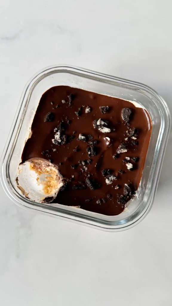 Cookies & Cream Overnight Weetbix by Chenoa Hill - FoodSocial