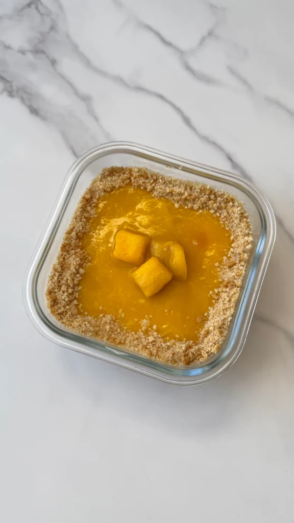 mango cheesecake overnight weetbix by Chenoa Hill - FoodSocial