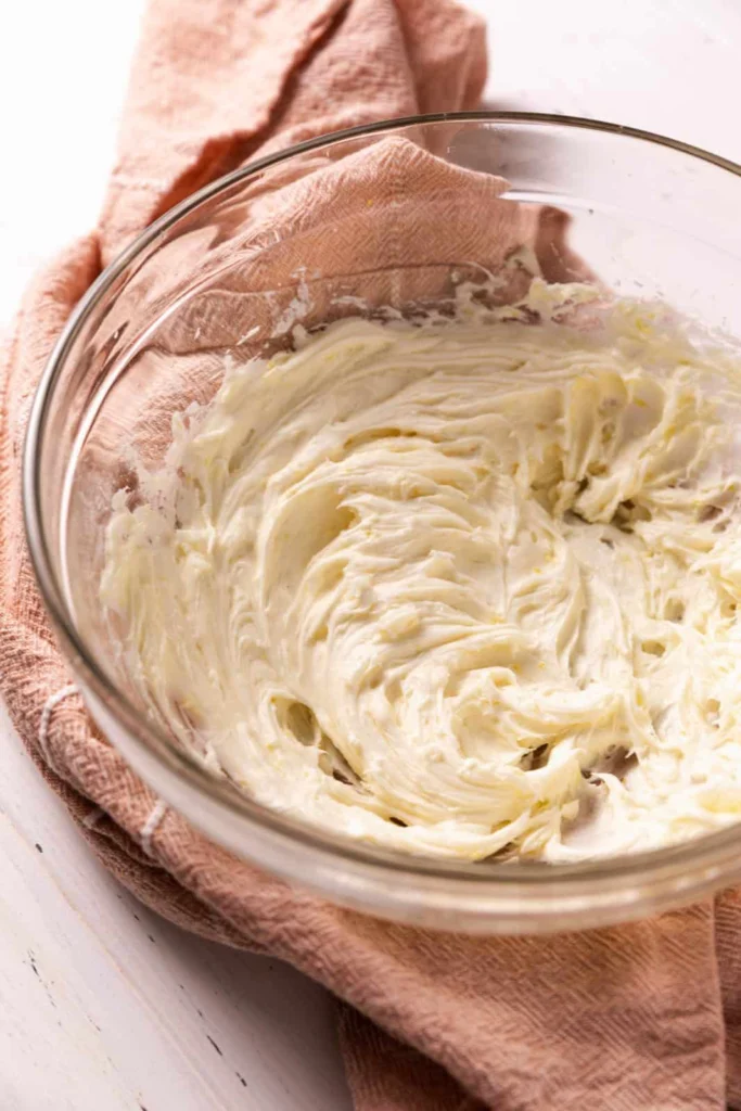 5-Minute Lemon Cream Cheese Frosting by The Sweet Occasion - FoodSocial