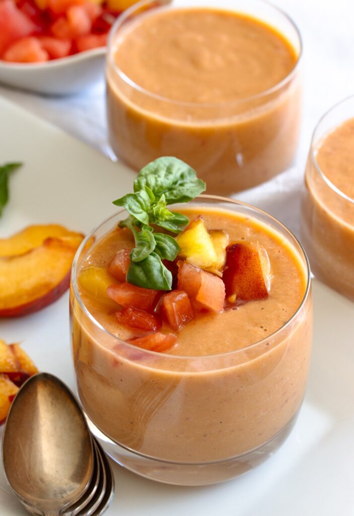 Peach, Tomato Gazpacho by giangiskitchen - FoodSocial
