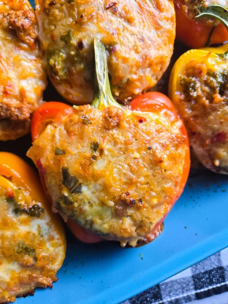 Sausage & Broccoli Stuffed Peppers by the_happy_veg - FoodSocial