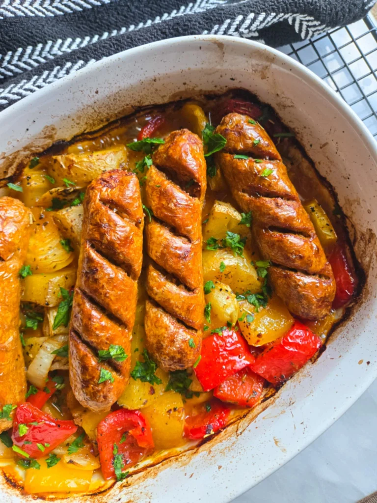Sausage & Veggie Bake by the_happy_veg - FoodSocial