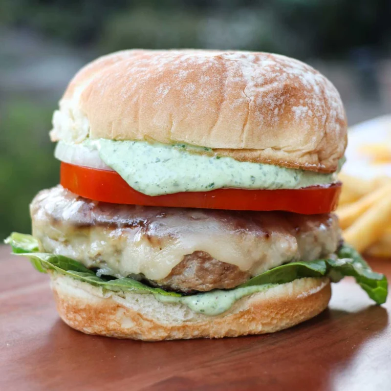 The Best Juicy Turkey Burgers by cookingwithconks - FoodSocial