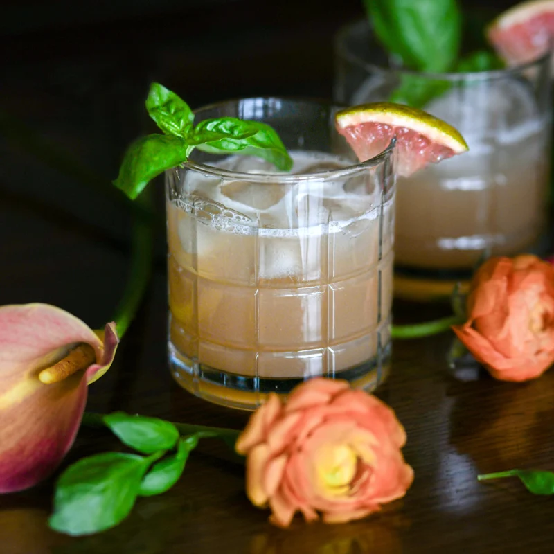 Dangerously Delicious Vodka Basil Smash by cabincravings - FoodSocial