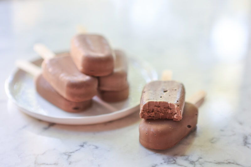 Hidden Fruit and Veggie Protein Fudge Pops! by Primal Palate - FoodSocial