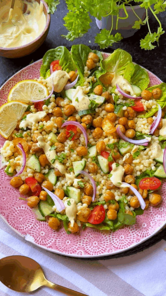 Golden Chickpea Power Bowl by Nicole Derdabi - FoodSocial