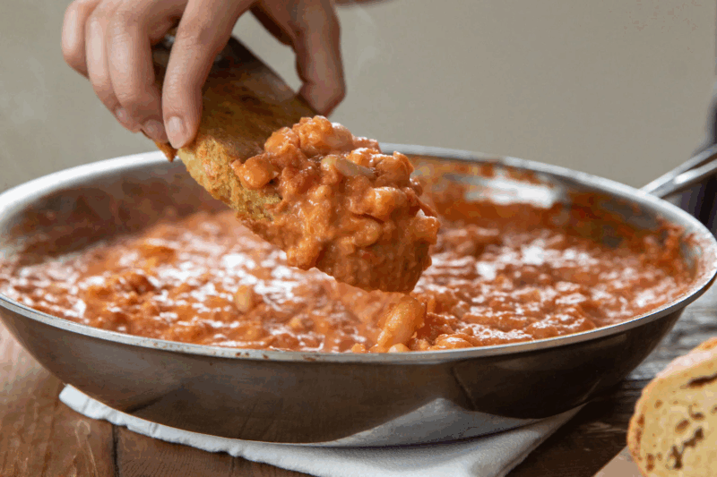 Creamy Cannellini Beans and Tomatoes by Jovial Foods - FoodSocial