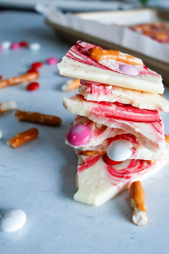Easy Homemade Valentine’s Day Chocolate Bark by Timestampedfood - FoodSocial