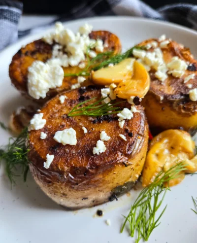 Garlicky Herb Fondant Potatoes