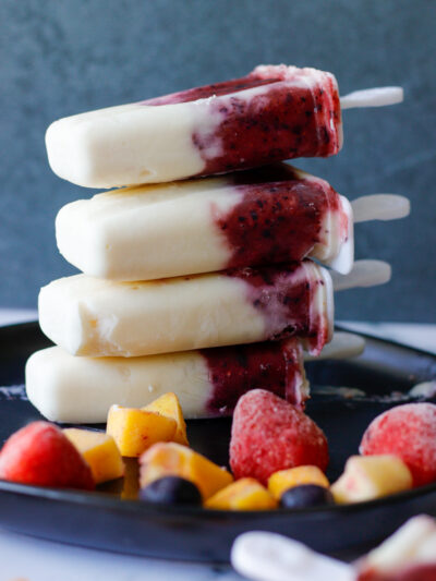 Healthy Frozen Fruit and Yogurt Bars