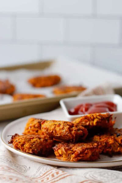 Hot Honey Sweet Potato Hash Browns 