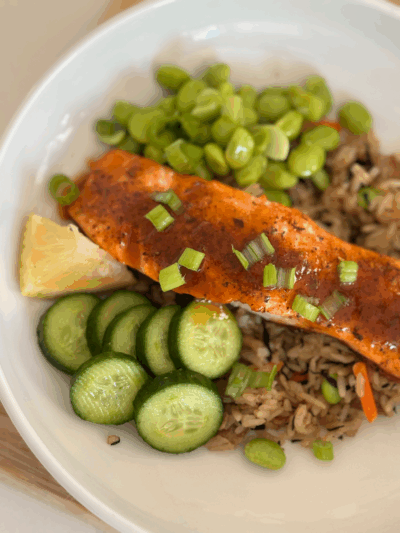20 Minute Salmon Bowls