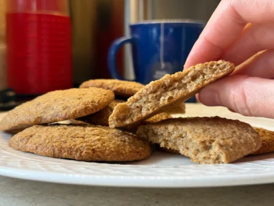 Gluten Free Soft & Chewy Maple Oat Cookies