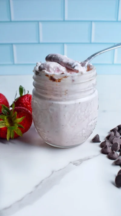 Chocolate Covered Strawberry Frozen Treat