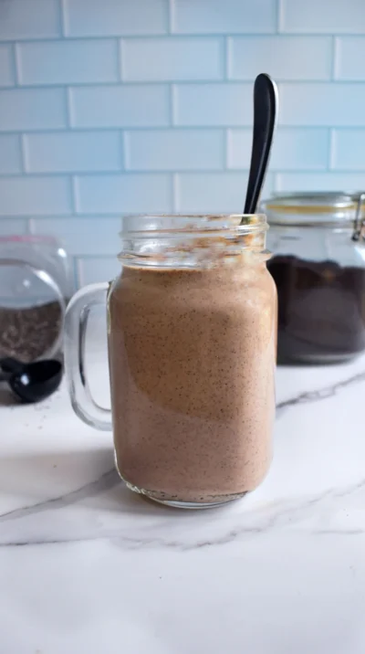 Blended Tiramisu Chia Pudding
