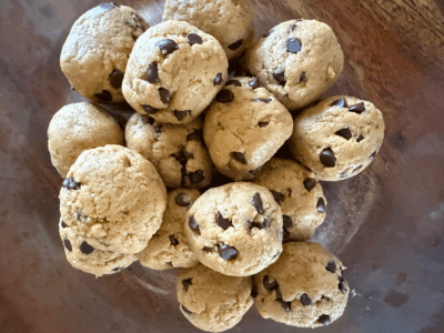 High Protein Chocolate Chip Cookie Dough Bites