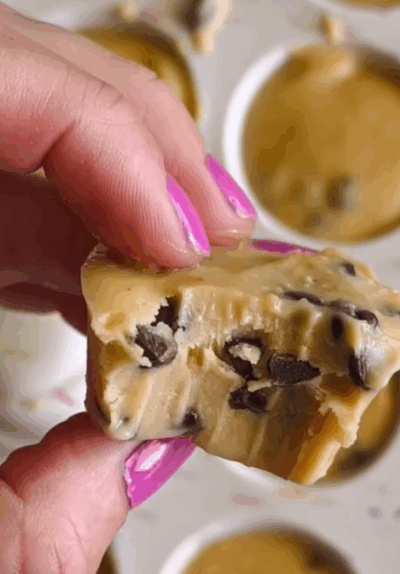 Creamy Peanut Butter And Chocolate Chip Yogurt Bites
