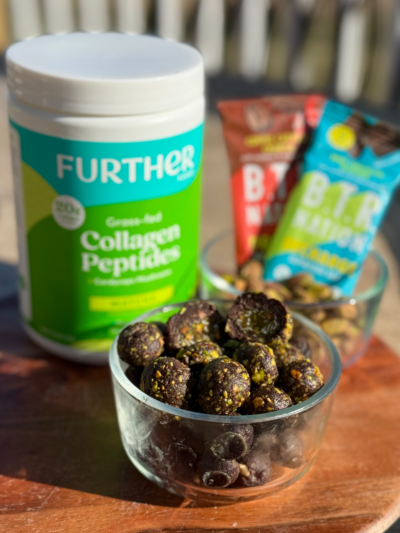 dubai chocolate brownie protein cookie dough ball