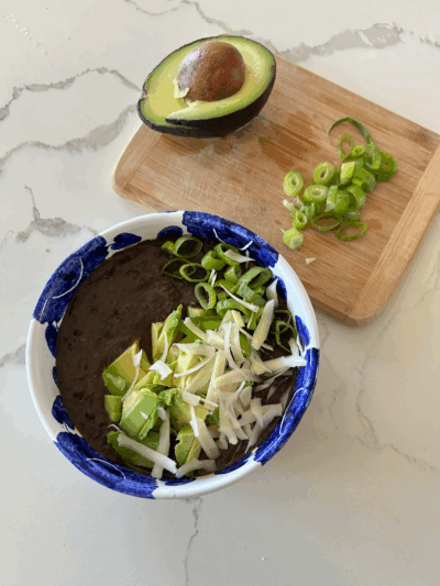 Cuban Black Bean Soup (Vegetarian)