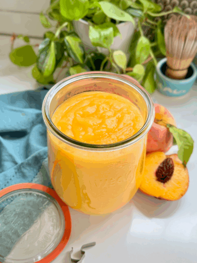 Fresh Peach Honey Glaze