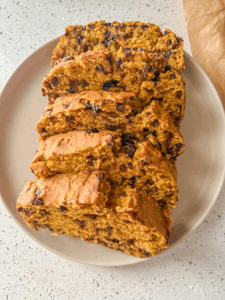 Healthy Chocolate Chip Pumpkin Bread by Marissaswholelife - FoodSocial