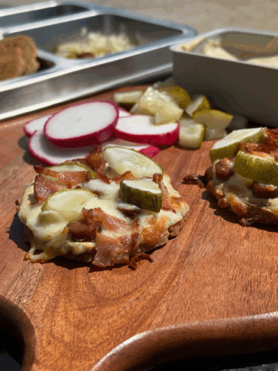 buffalo chicken & pickle pizza lunchable