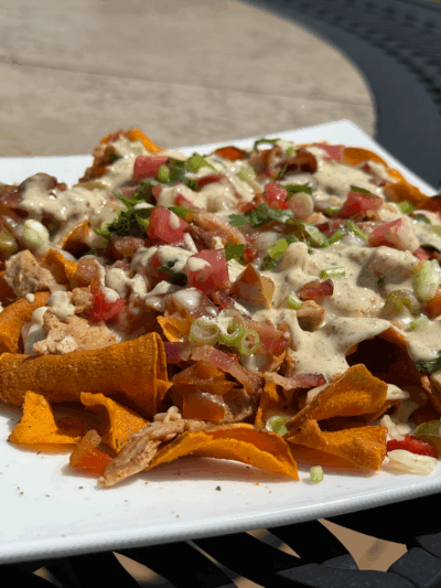chicken bacon ranch sweet potato nachos