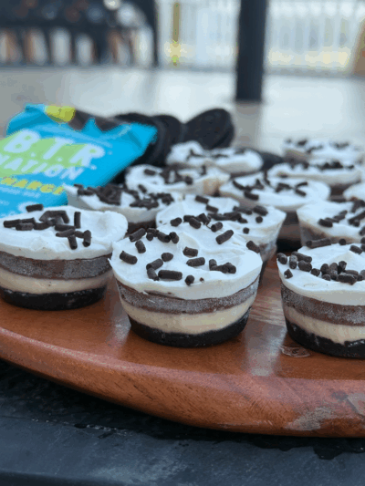 chocolate lasagna protein bites