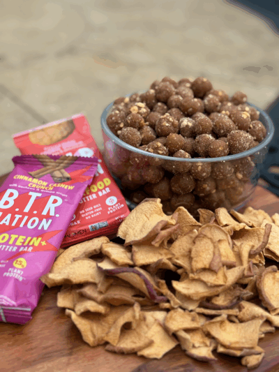 apple pie snickerdoodle protein cookie dough ball