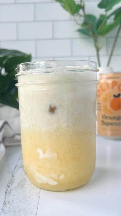 Sparkling Orange Creamsicle Mocktail