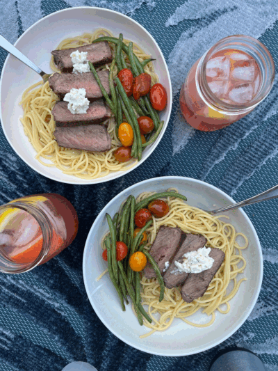 Summer Herbed Steak Bowls