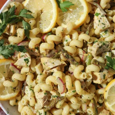 Lemon Pepper Pasta Salad