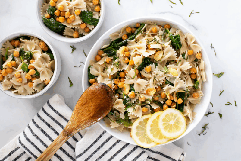 Lemon Spinach Farfalle by Jovial Foods - FoodSocial