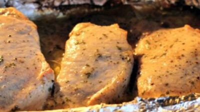 Oven Baked Ranch Pork Chops